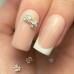 Molly Nails 3D K1124 - Декорации за нокти хамелеонови цветя 10бр.